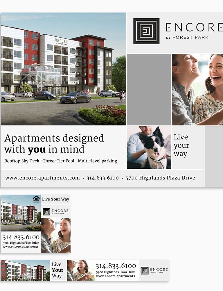 Encore Luxury Apartments Digital Ad Feature